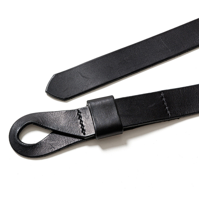 Sasquatchfabrix. [ LEATHER BELT ] BLACK