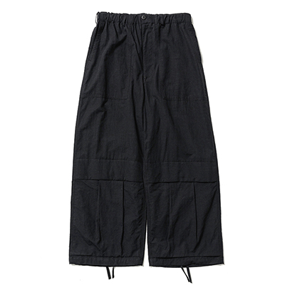 Sasquatchfabrix. [ UTILITY KNEES CARGO PANTS ] BLACK