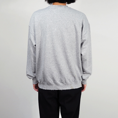 Sasquatchfabrix. [ “労働者を大切に”  VINTAGE SWEATSHIRT ] ASH GRAY