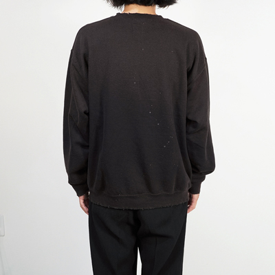 Sasquatchfabrix. [ “労働者を大切に”  VINTAGE SWEATSHIRT ] BLACK