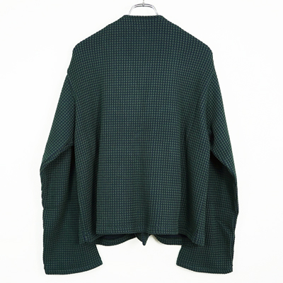 MATSUFUJI [ Big Waffle Cardigan ] GRN×BLU