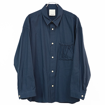 refomed [ WRIST PATCH WIDE SHIRT "OXFORD" ] NAVY