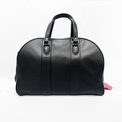 DAIRIKU [ Leather Boston Bag with Soup Acce ] Black