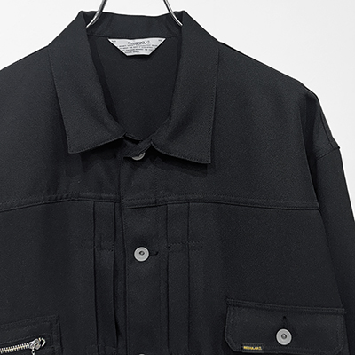 DAIRIKU [ 2pkt Ployester Jacket ] Black