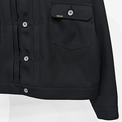 DAIRIKU [ 2pkt Ployester Jacket ] Black