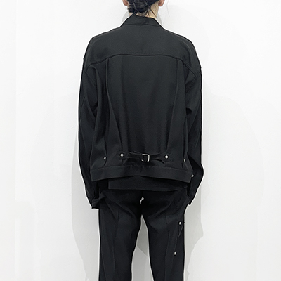 DAIRIKU [ 2pkt Ployester Jacket ] Black