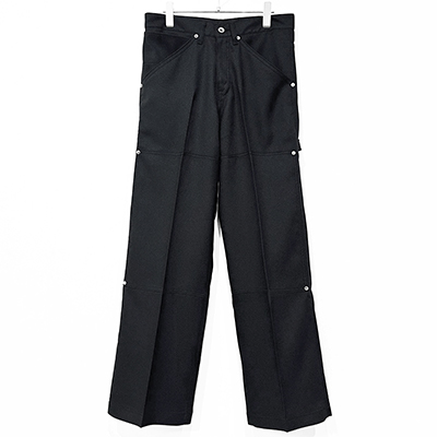 DAIRIKU [ "Painter" Pressed Pants ] Black