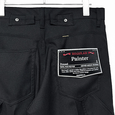 DAIRIKU [ "Painter" Pressed Pants ] Black