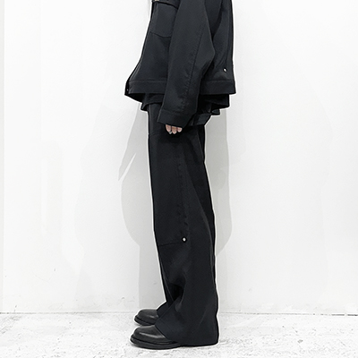 DAIRIKU [ "Painter" Pressed Pants ] Black