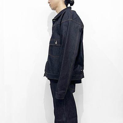DAIRIKU [ Rigid 2pkt Denim Jacket ] Indigo