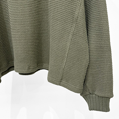 refomed [ AZEAMI THERMAL TEE ] KHAKI