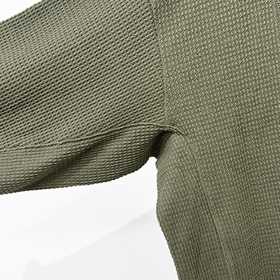refomed [ AZEAMI THERMAL TEE ] KHAKI