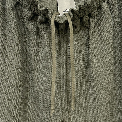 refomed [ AZEAMI THERMAL PANTS ] KHAKI