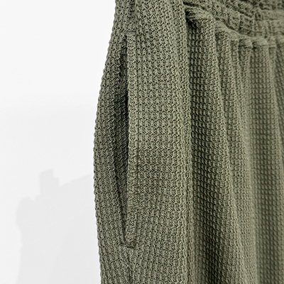 refomed [ AZEAMI THERMAL PANTS ] KHAKI