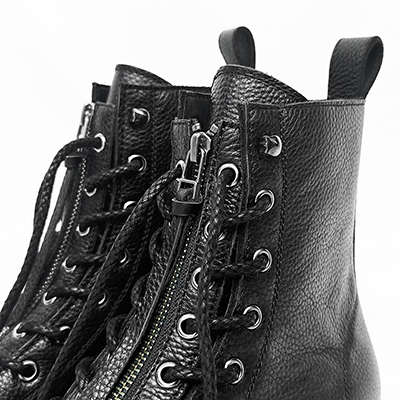 DAIRIKU [ "O'Halloran" Square Toe Fireman Boots ] Black&Suede  Black