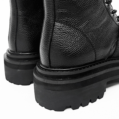 DAIRIKU [ "O'Halloran" Square Toe Fireman Boots ] Black&Suede  Black
