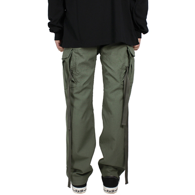 DAIRIKU [ Washed Millitary Cargo Pants ] Khaki