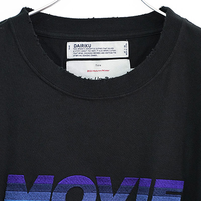 DAIRIKU [ "MOVIE" tee ] Black