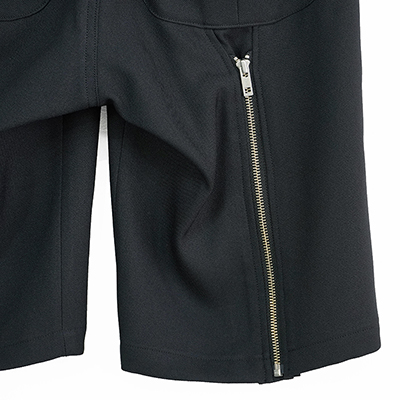 DAIRIKU [ "Short" Bondage Pressed Pants ] Black