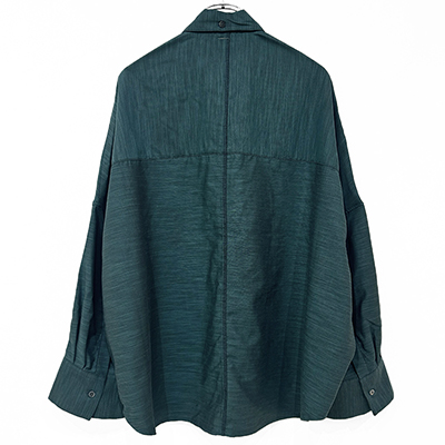 SHINYAKOZUKA [ GIANT SHIRT WITH NO BIJOU ] POOL GREEN