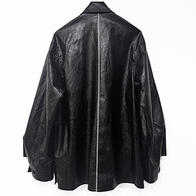 SHINYAKOZUKA [ MAC SHIRT-ISH JK ] BLACK