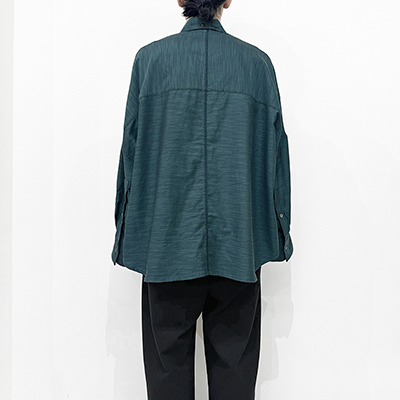 SHINYAKOZUKA [ GIANT SHIRT WITH NO BIJOU ] POOL GREEN