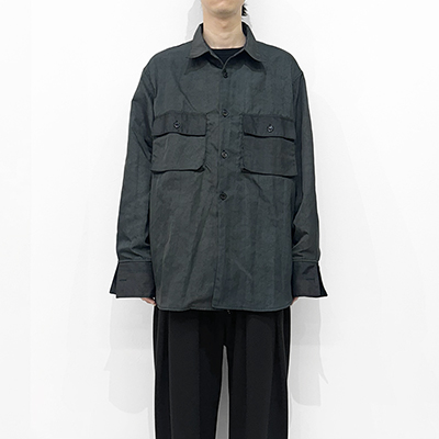 SHINYAKOZUKA [ HIS WORK SHIRT ] POOL GREEN