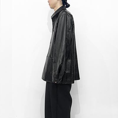 SHINYAKOZUKA [ MAC SHIRT-ISH JK ] BLACK