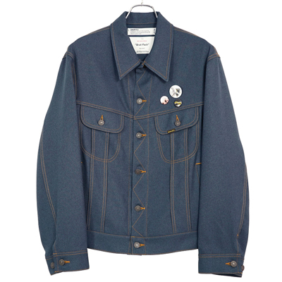 DAIRIKU [ "Johnny" Polyester Jacket ] Navy