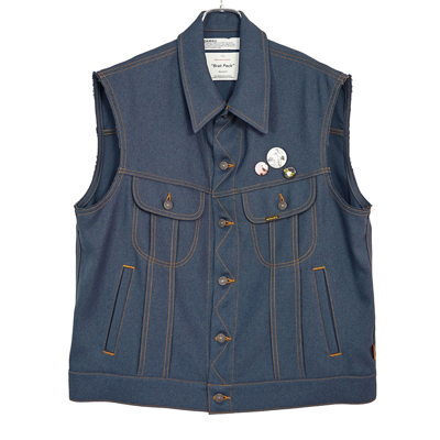 DAIRIKU [ "Steve" Vest ] Navy