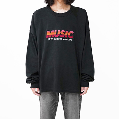 DAIRIKU [ "MUSIC" tee ] Black