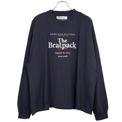 DAIRIKU [ "Brat pack" Spangle Tee ] Vintage Navy