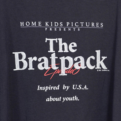 DAIRIKU [ "Brat pack" Spangle Tee ] Vintage Navy