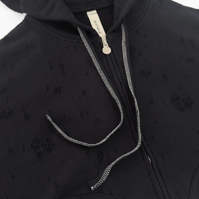 SHINYAKOZUKA [ OLD STYLE ZIP HOODIE ] DAWN BLACK