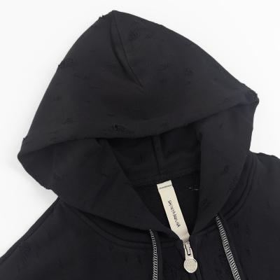 SHINYAKOZUKA [ OLD STYLE ZIP HOODIE ] DAWN BLACK