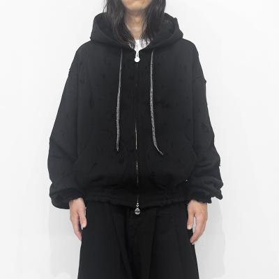 SHINYAKOZUKA [ OLD STYLE ZIP HOODIE ] DAWN BLACK