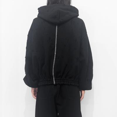SHINYAKOZUKA [ OLD STYLE ZIP HOODIE ] DAWN BLACK