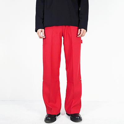 DAIRIKU [ "Painter" Pressed Pants ] YMO(Red)