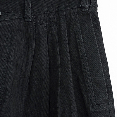 ESSAY [ GOTHIC DENIM (P-2) ] BLACK DENIM