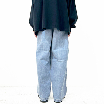 ESSAY [ HAKAMA DENIM (P-3) ] BLEACH INDIGO