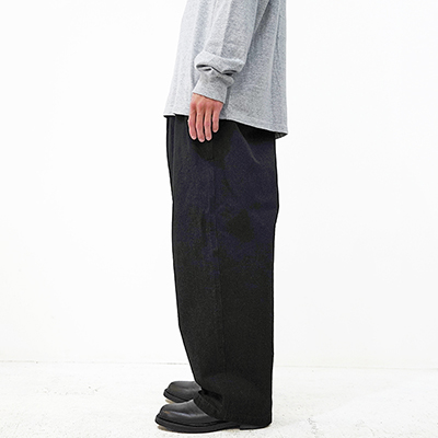 ESSAY [ HAKAMA DENIM (P-3) ] BLACK DENIM