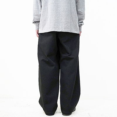 ESSAY [ HAKAMA DENIM (P-3) ] BLACK DENIM