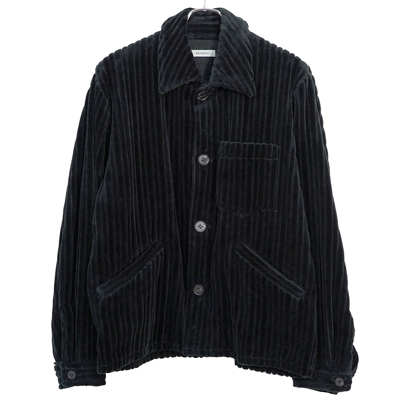 MATSUFUJI [ Wide Corduroy Jacket ] BLACK