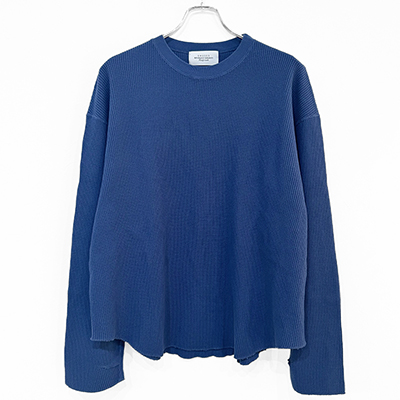 UNUSED [ US2452 (Long sleeve thermal T-shirt Over size) ] BLUE