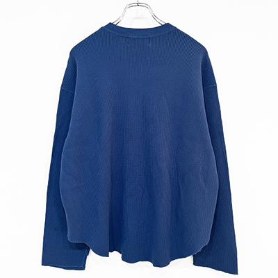 UNUSED [ US2452 (Long sleeve thermal T-shirt Over size) ] BLUE