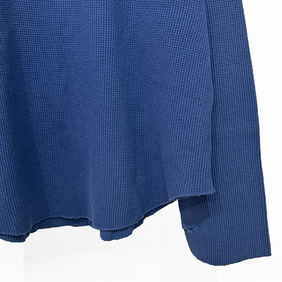 UNUSED [ US2452 (Long sleeve thermal T-shirt Over size) ] BLUE