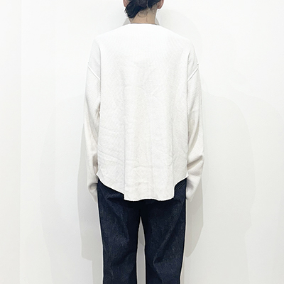 UNUSED [ US2452 (Long sleeve thermal T-shirt Over size) ] ECRU