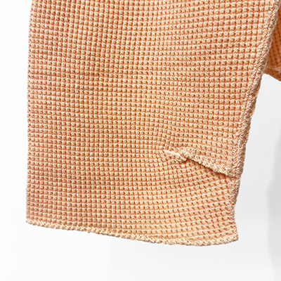 UNUSED [ US2452 (Long sleeve thermal T-shirt Over size) ] PALE ORANGE