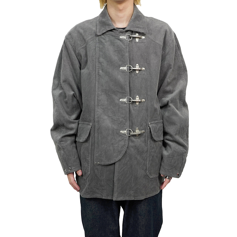 UNUSED [ US2073 (fireman corduroy jacket) ] GRAY | ロイド・エフ
