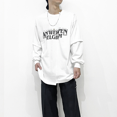 ESSAY [ CUT UP LONG LAYER T-SHIRT (TS-3) ] A. ANTWERPEN